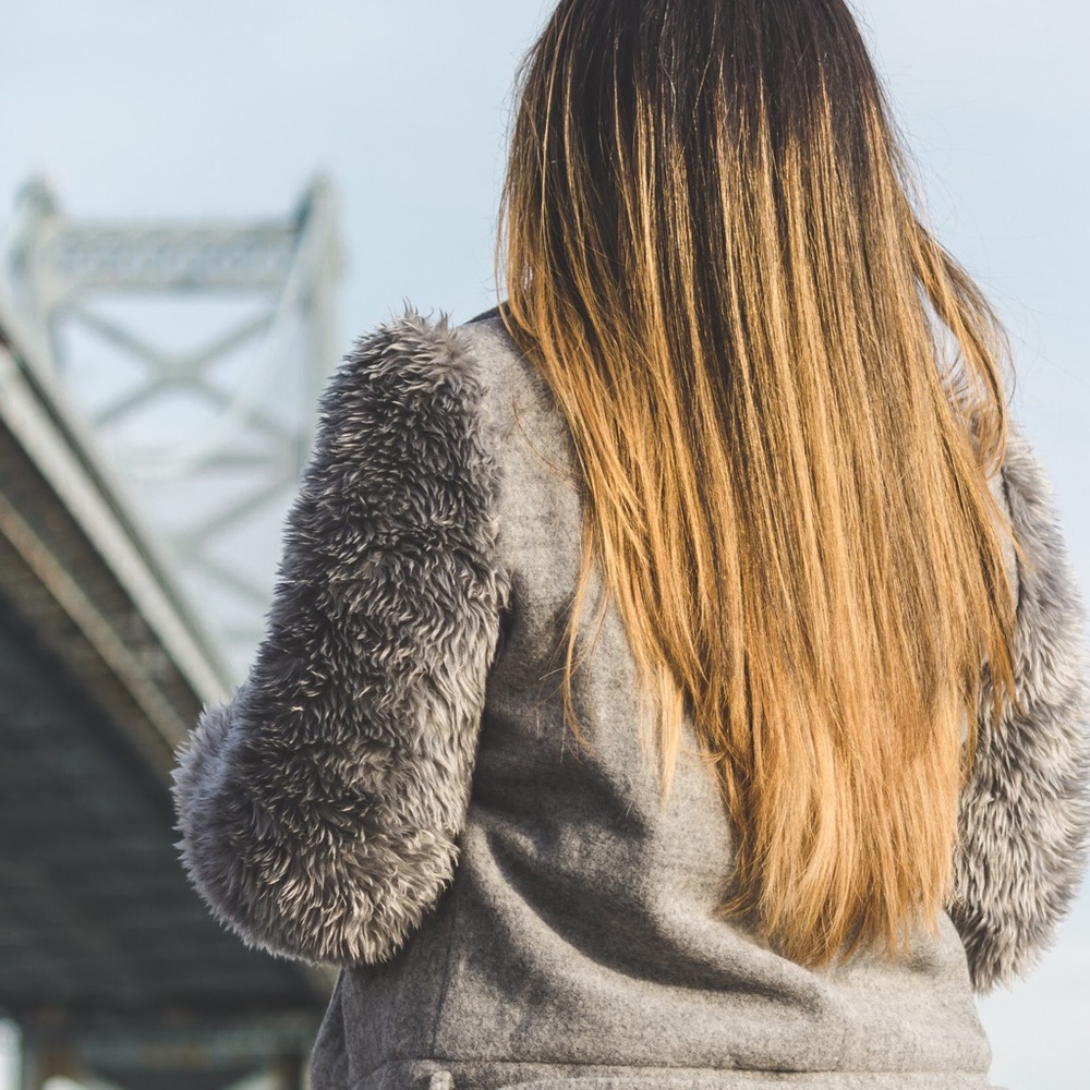 1 LEFT! Faux Fur Sleeve Jacket - Picture 6 of 7